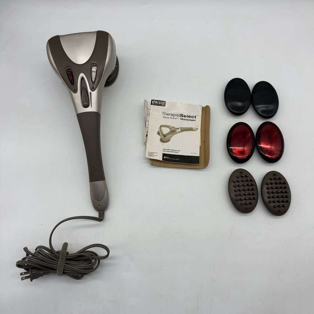 Homedics Therapist Select Wave Action Heat Full Body Massager #WV-100H - Tested!